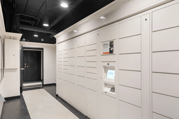 Package storage lockers